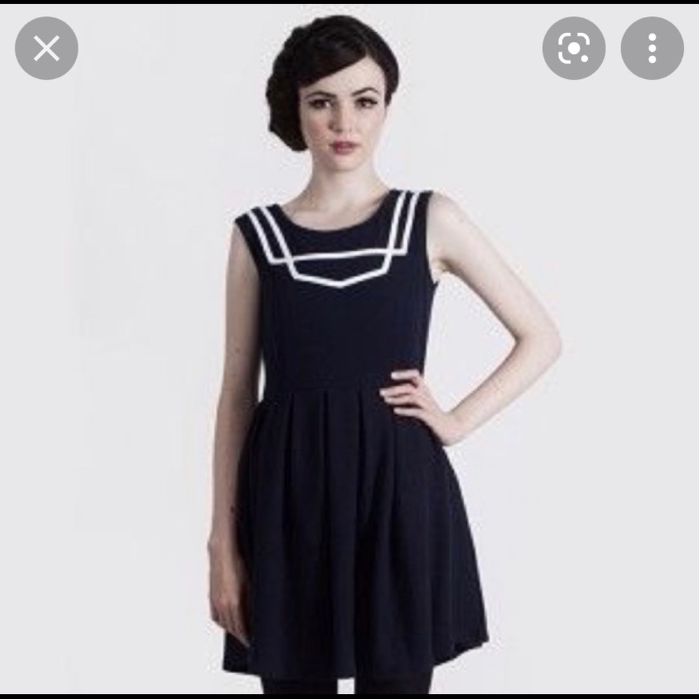 Dear Creatures Mia dress navy